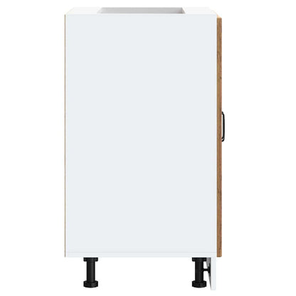 Mobile Base Lavello Lucca Legno Antico in Legno Multistrato - homemem39