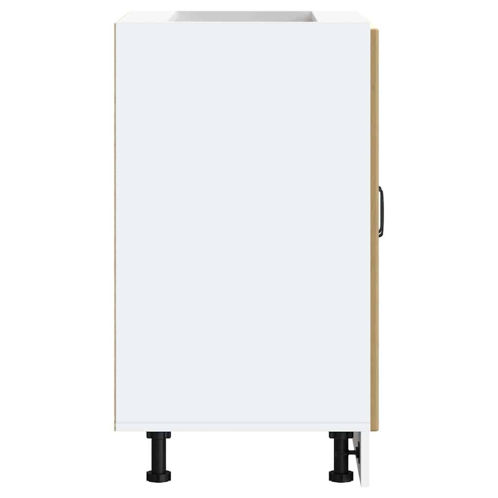 Mobile Base Lavello Lucca Rovere Artigianale Legno Multistrato - homemem39