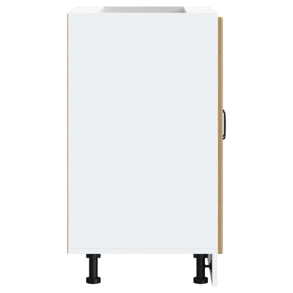 Mobile Base Lavello Lucca Rovere Artigianale Legno Multistrato - homemem39