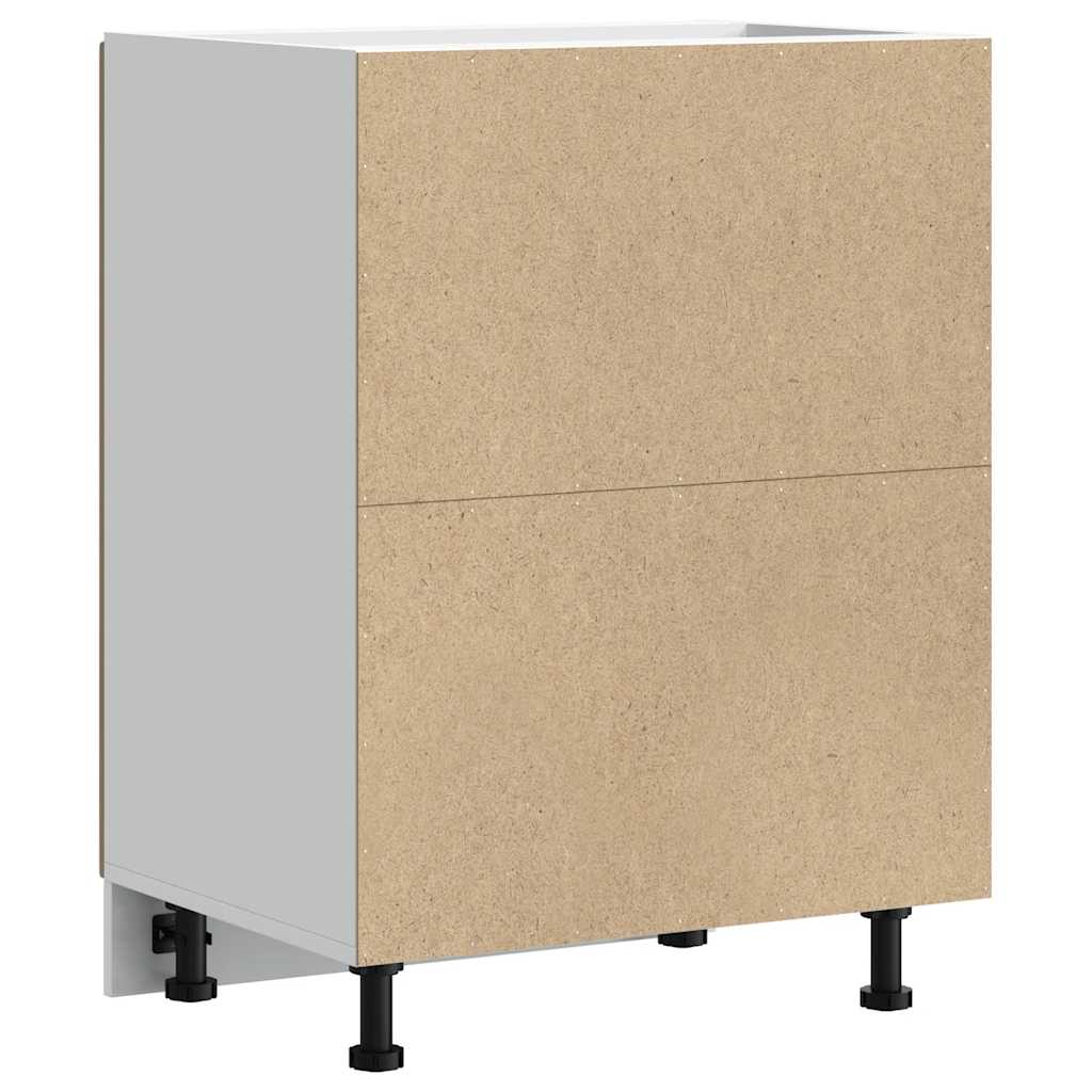 Mobile Base Lavello Lucca Rovere Artigianale Legno Multistrato - homemem39