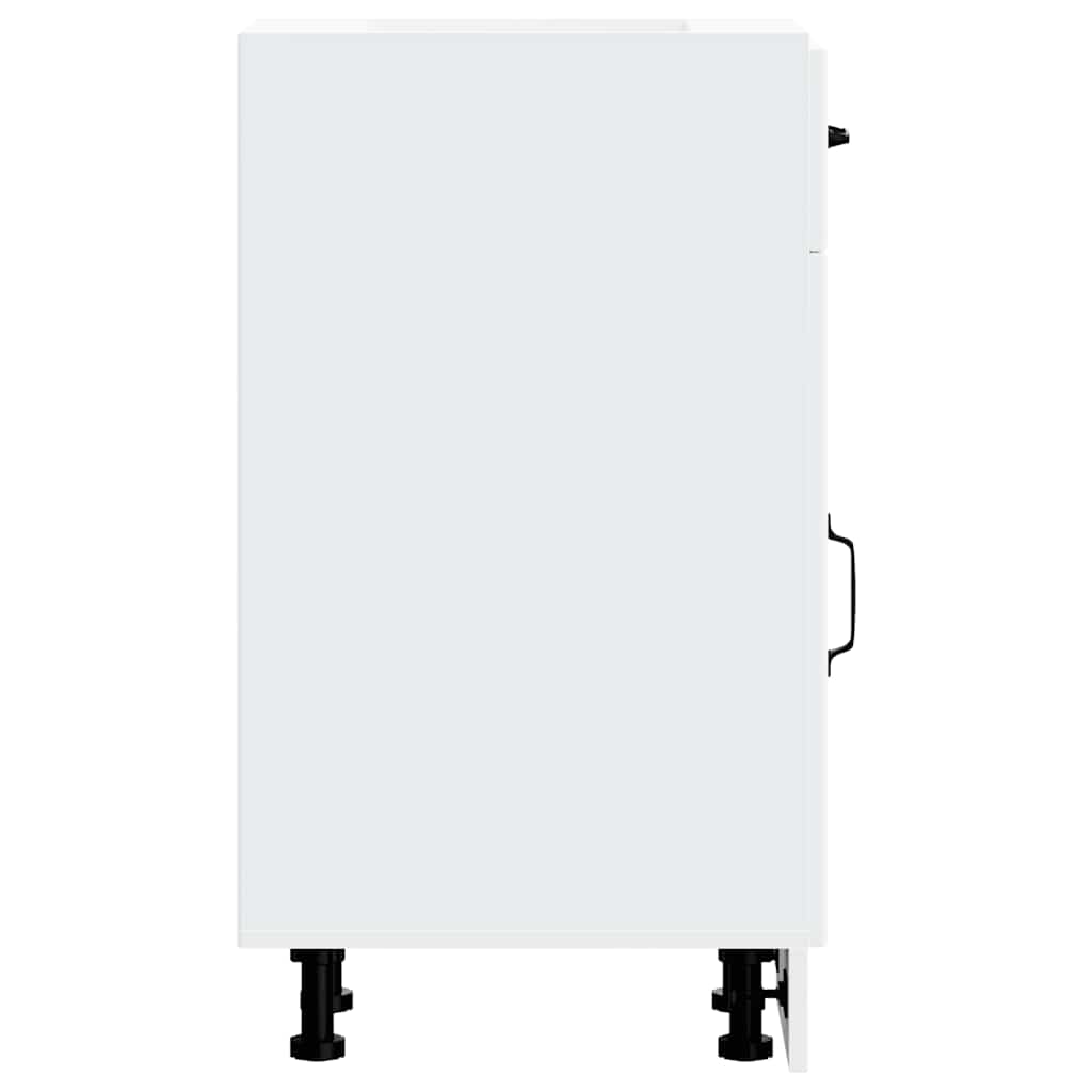 Base da Cucina Lucca Bianco in Legno Multistrato - homemem39