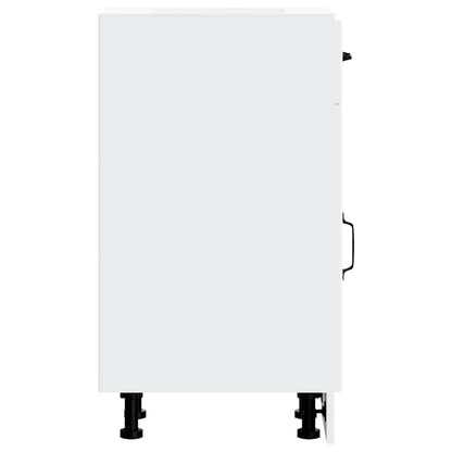 Base da Cucina Lucca Bianco in Legno Multistrato - homemem39