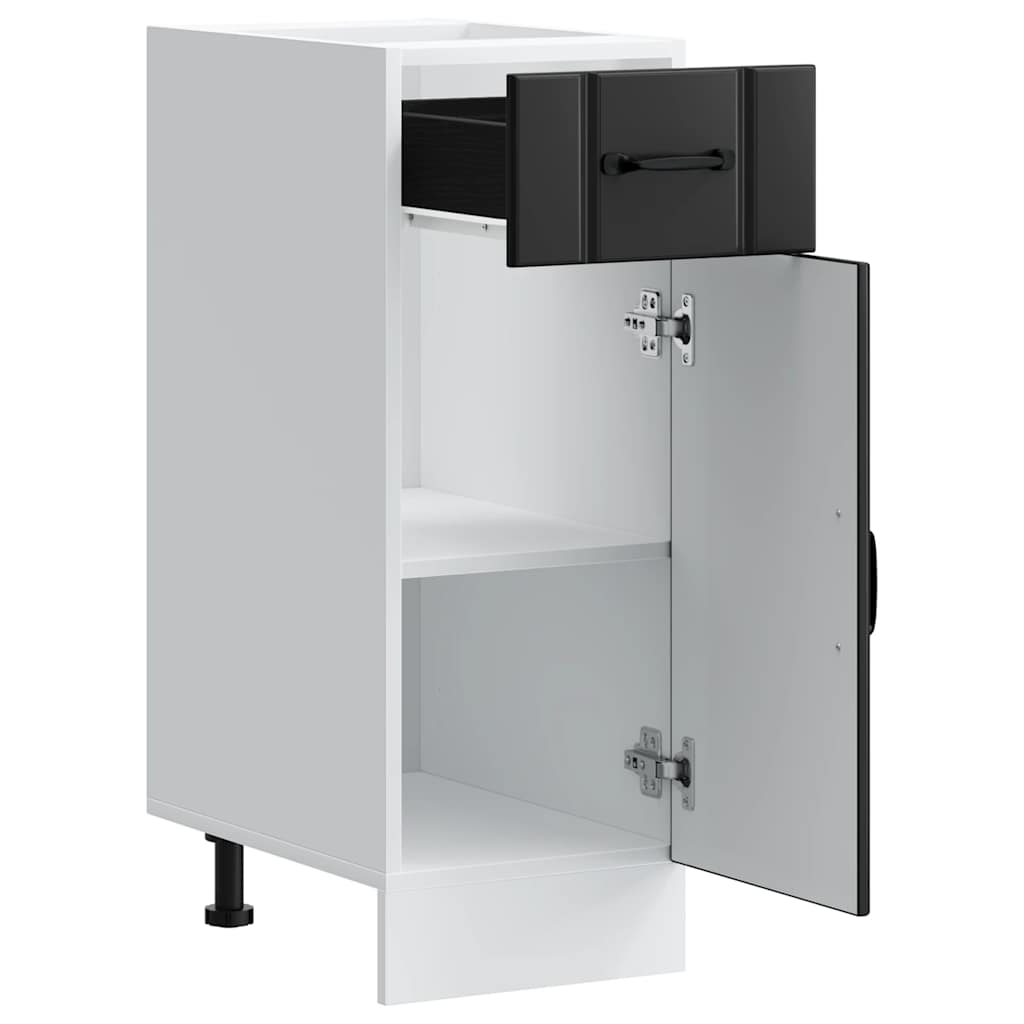 Base da Cucina Lucca Nero in Legno Multistrato - homemem39