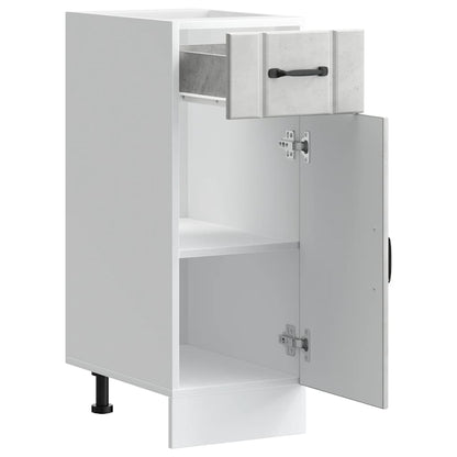 Base da Cucina Lucca Grigio Cemento in Legno Multistrato - homemem39