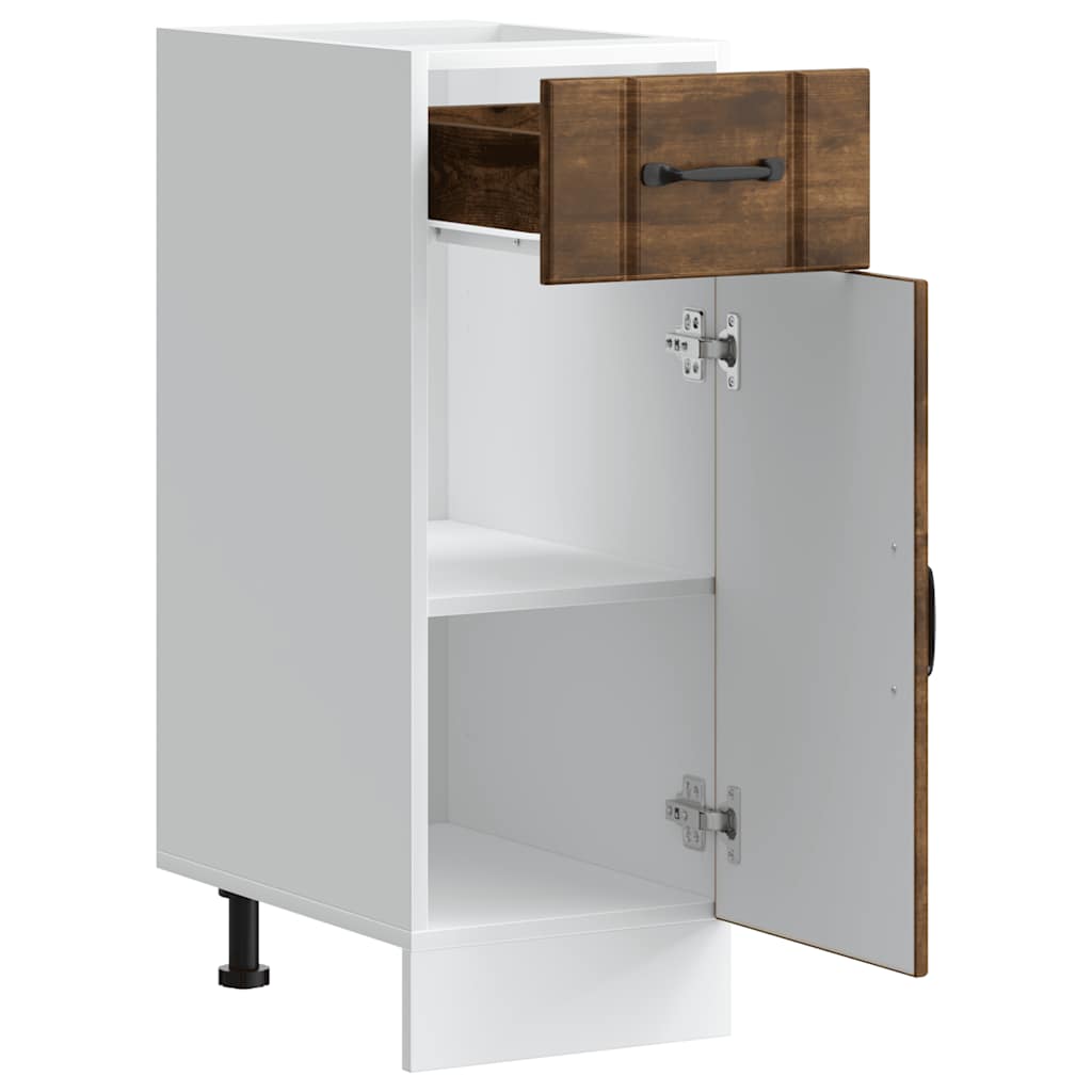 Base da Cucina Lucca Rovere Fumo in Legno Multistrato - homemem39