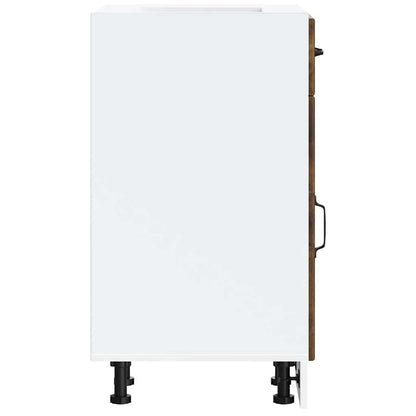 Base da Cucina Lucca Rovere Fumo in Legno Multistrato - homemem39