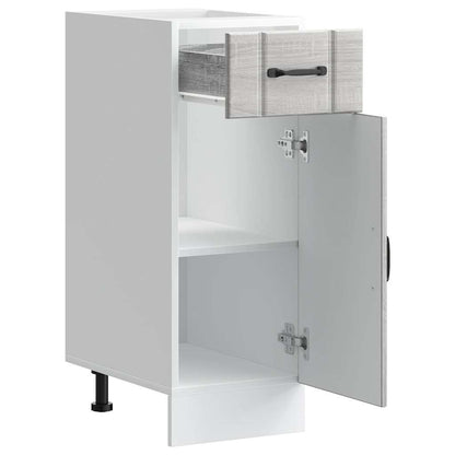 Base da Cucina Lucca Grigio Sonoma in Legno Multistrato - homemem39