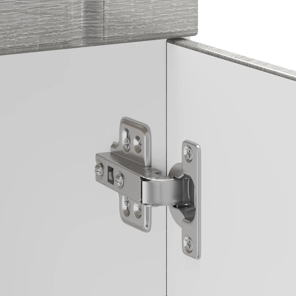 Base da Cucina Lucca Grigio Sonoma in Legno Multistrato - homemem39