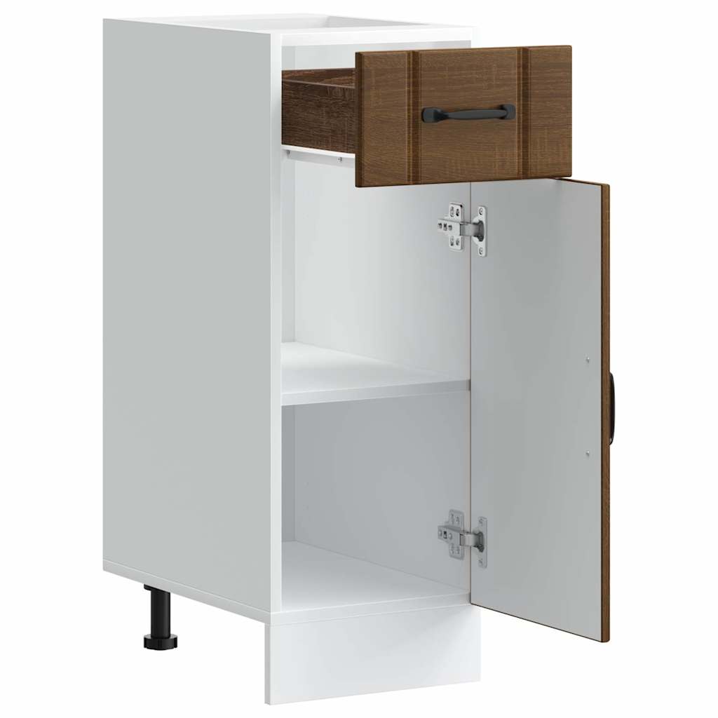 Base da Cucina Lucca Rovere Marrone in Legno Multistrato - homemem39