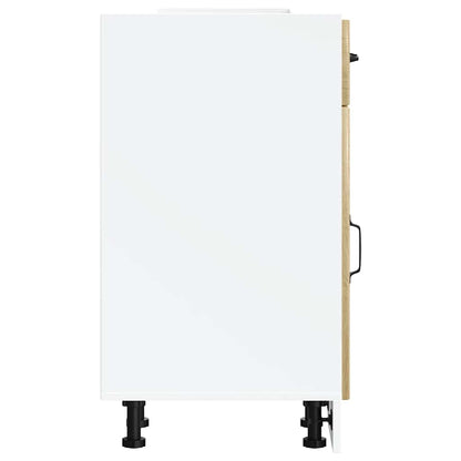 Base da Cucina Lucca Rovere Artigianale in Legno Multistrato - homemem39