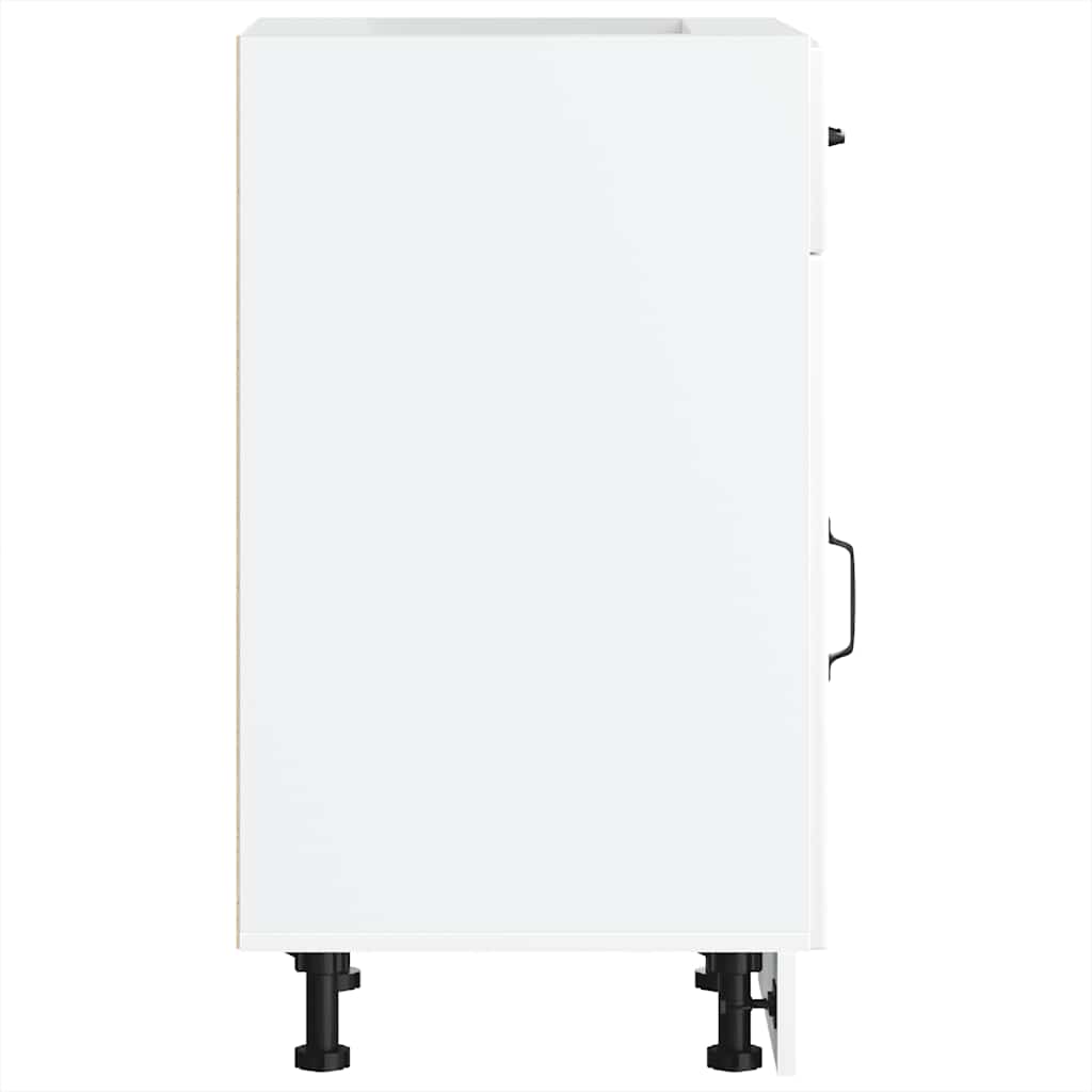 Base da Cucina Lucca Bianco in Legno Multistrato - homemem39