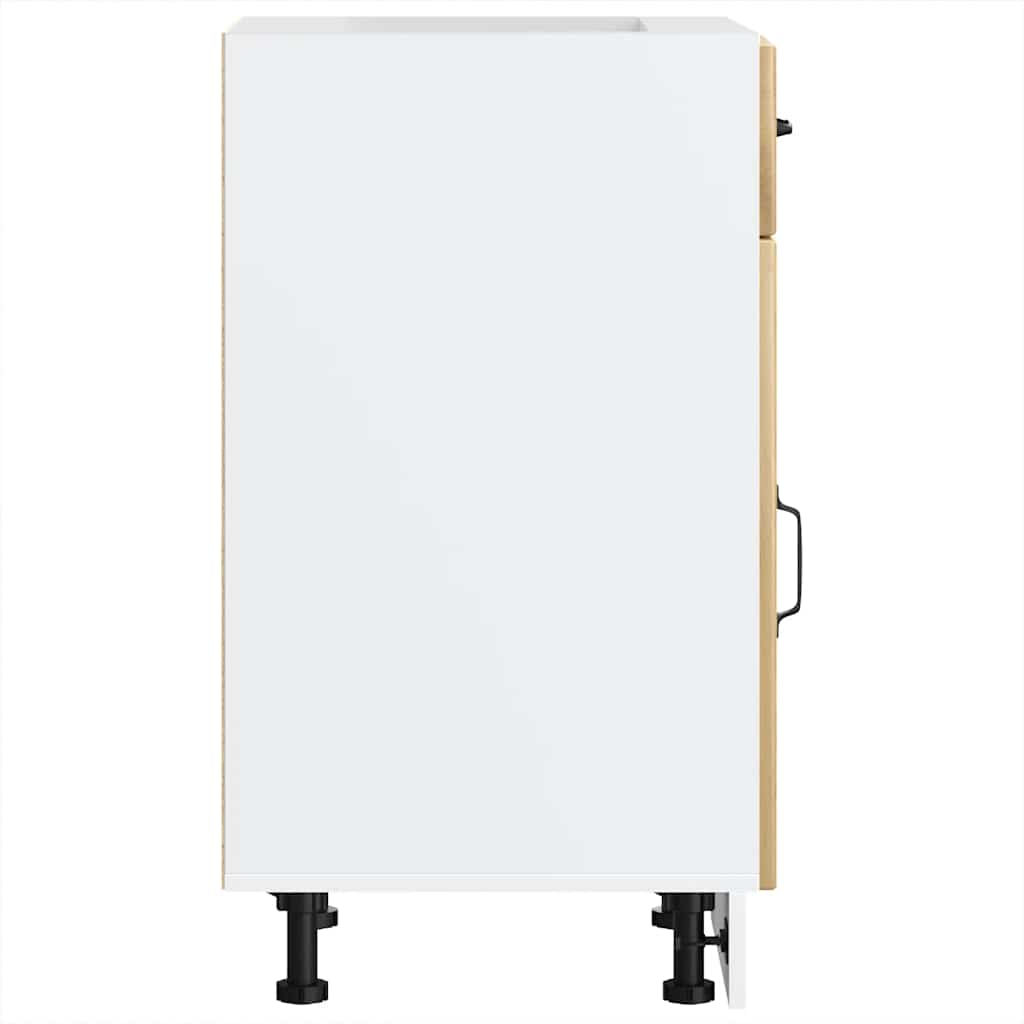 Base da Cucina Lucca Rovere Artigianale in Legno Multistrato - homemem39