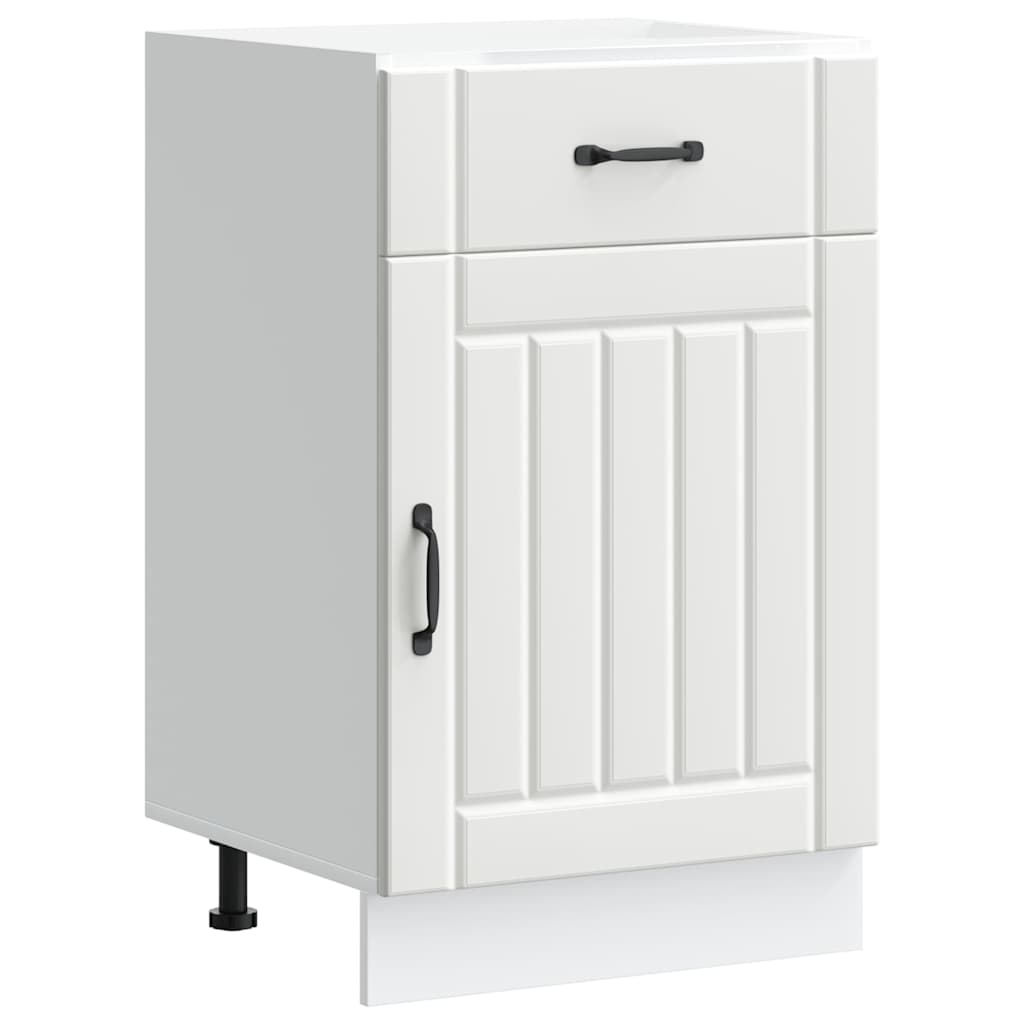 Base da Cucina Lucca Bianco in Legno Multistrato - homemem39