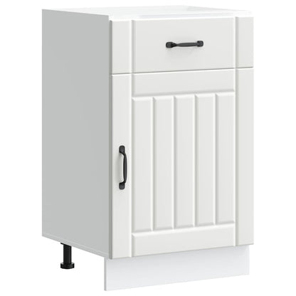 Base da Cucina Lucca Bianco in Legno Multistrato - homemem39