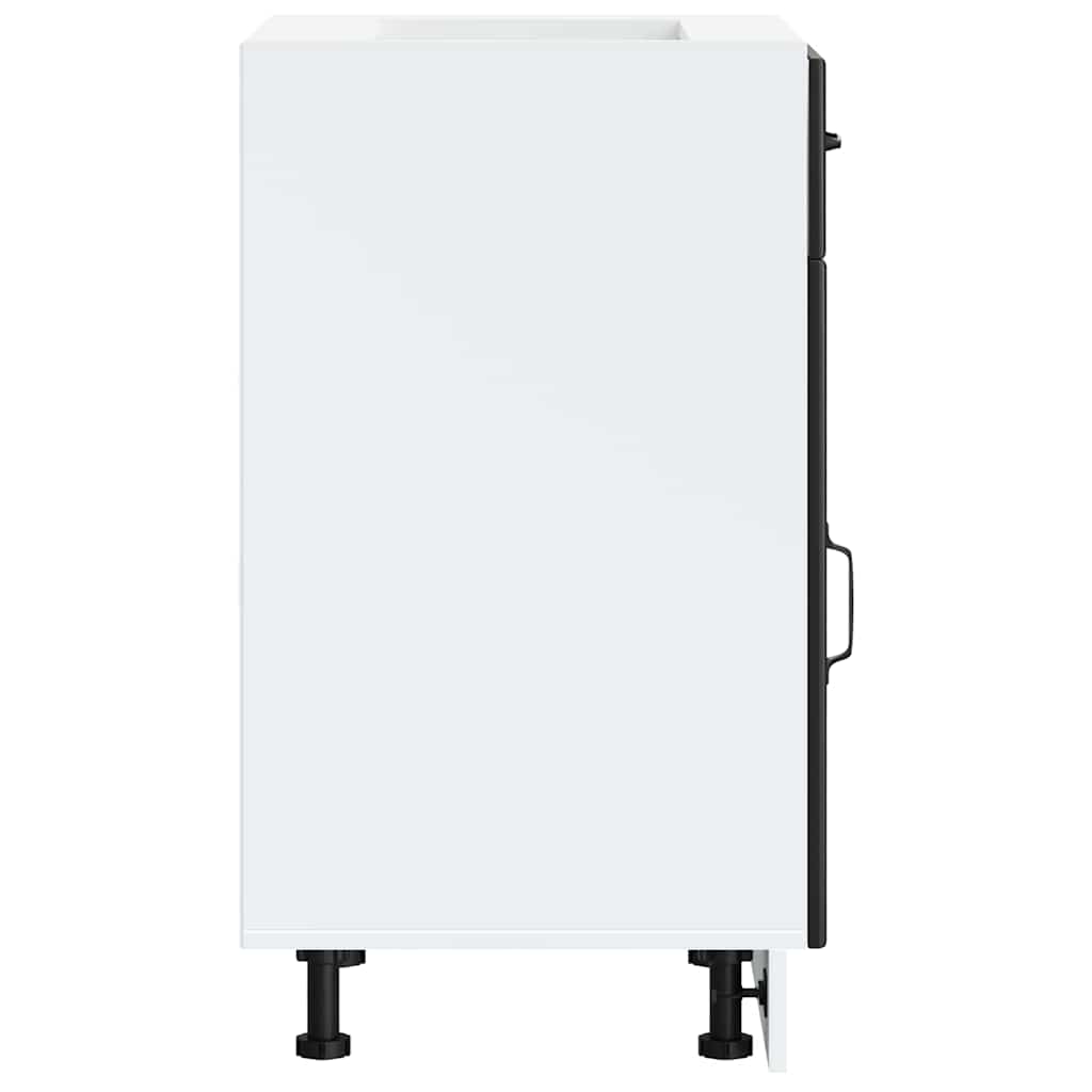 Base da Cucina Lucca Nero in Legno Multistrato - homemem39