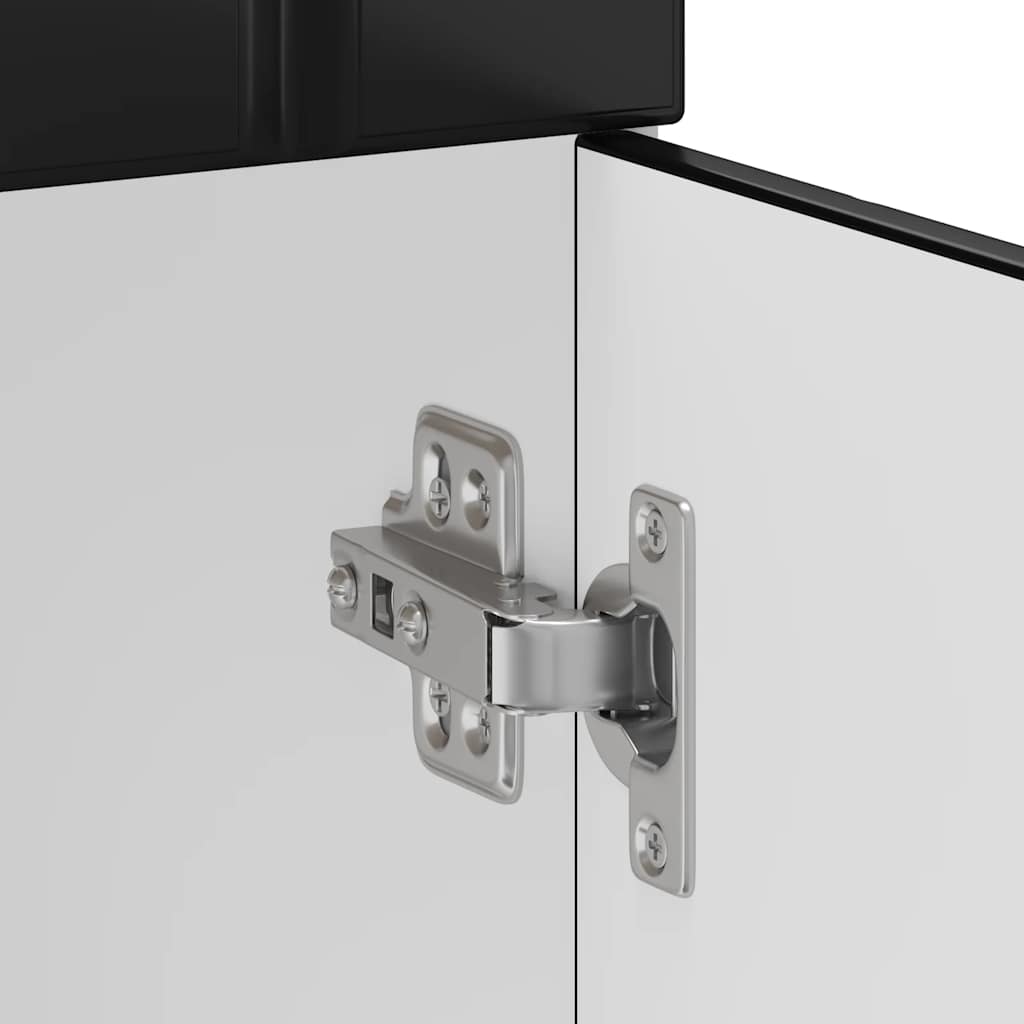 Base da Cucina Lucca Nero in Legno Multistrato - homemem39