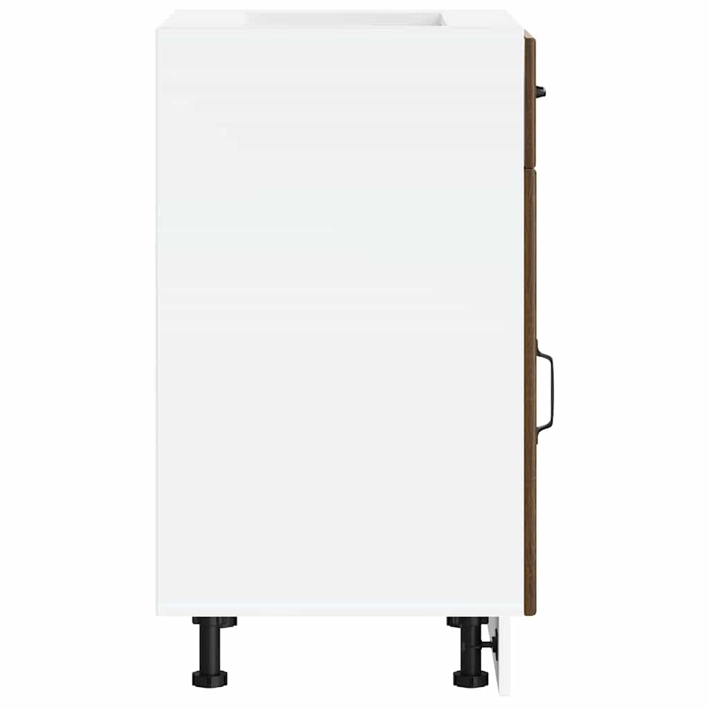 Base da Cucina Lucca Rovere Marrone in Legno Multistrato - homemem39