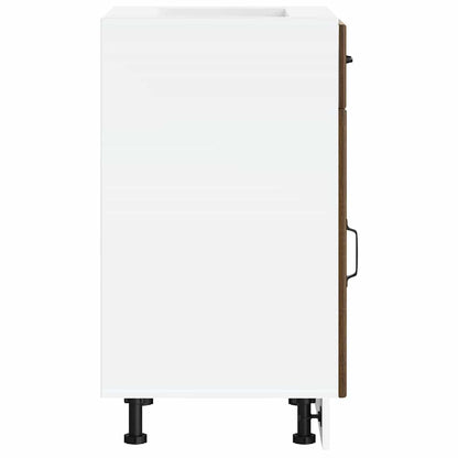 Base da Cucina Lucca Rovere Marrone in Legno Multistrato - homemem39