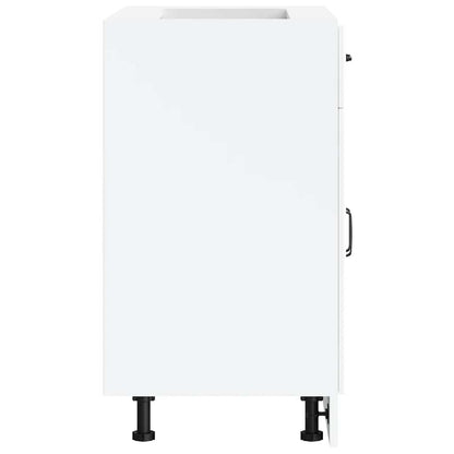 Base da Cucina Lucca Bianco in Legno Multistrato - homemem39