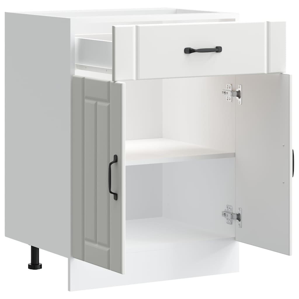 Base da Cucina Lucca Bianco in Legno Multistrato - homemem39