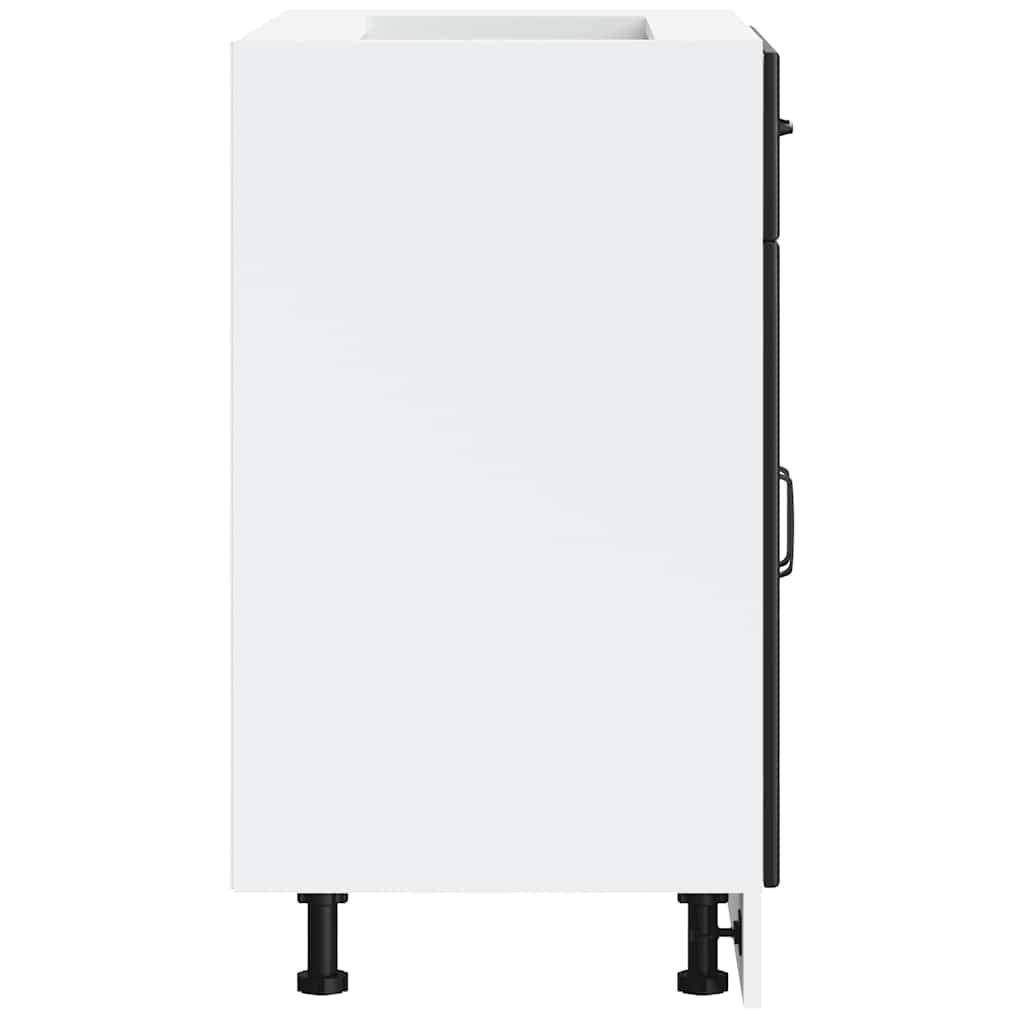 Base da Cucina Lucca Nero in Legno Multistrato - homemem39