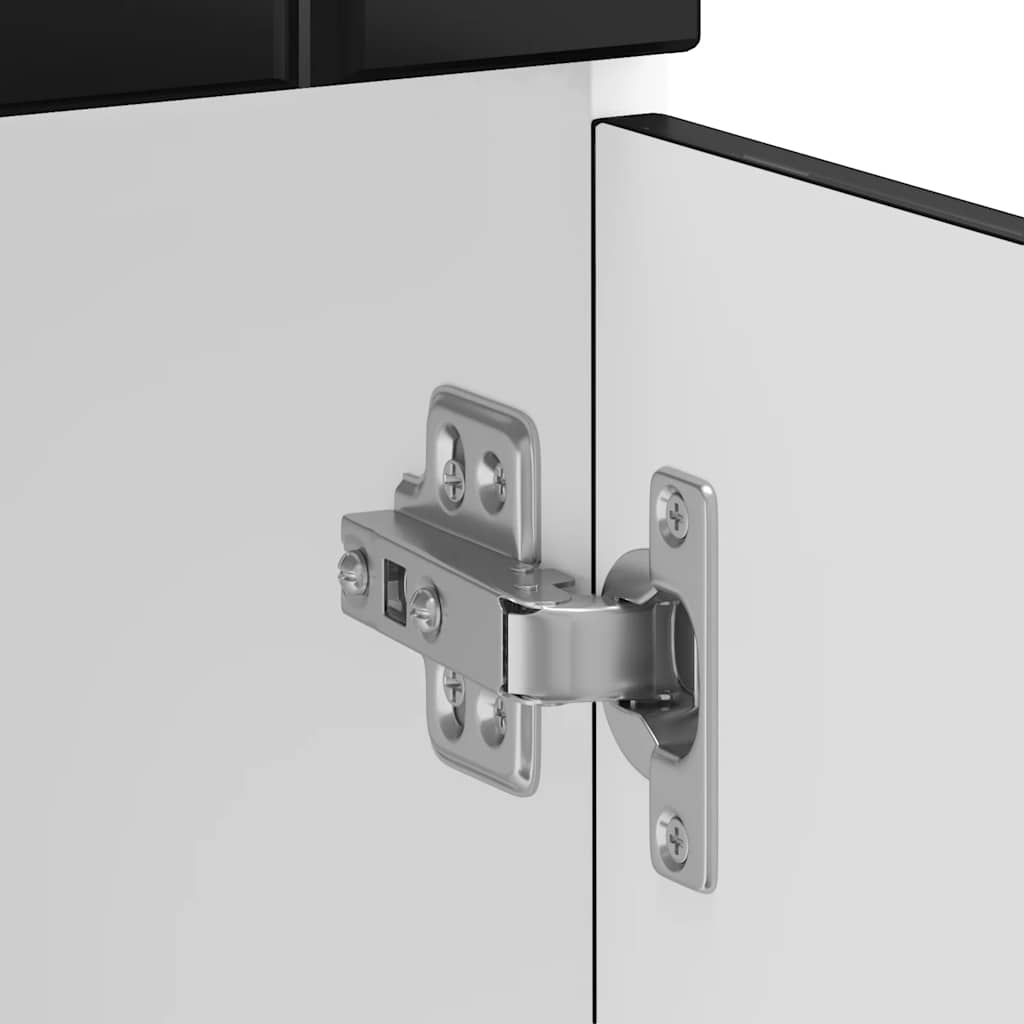 Base da Cucina Lucca Nero in Legno Multistrato - homemem39