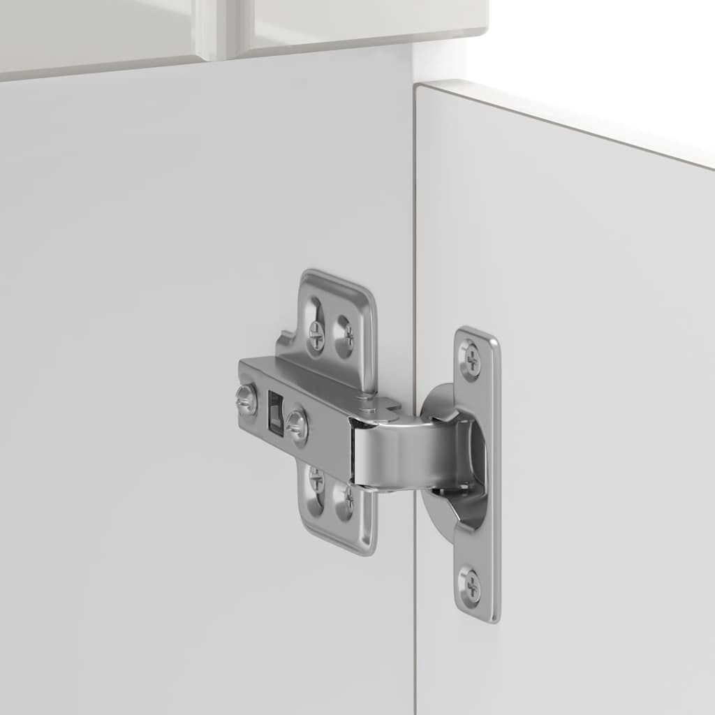 Base da Cucina Lucca Bianco Lucido in Legno Multistrato - homemem39