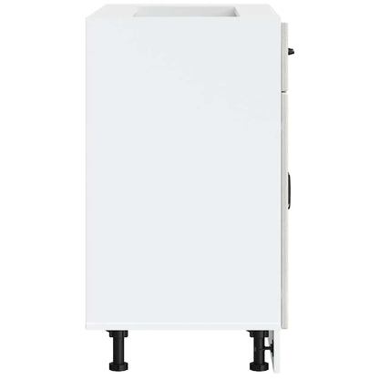 Base da Cucina Lucca Grigio Cemento in Legno Multistrato - homemem39