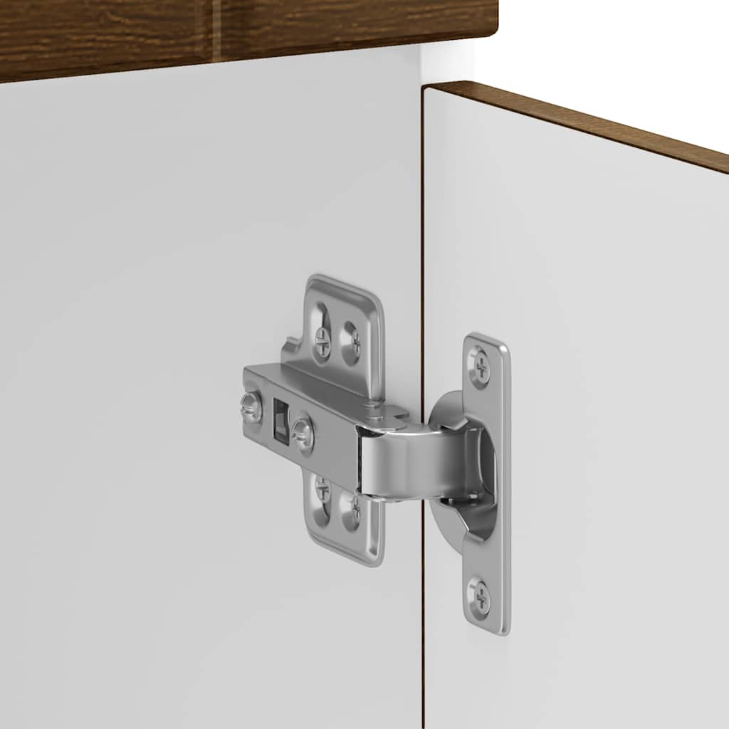 Base da Cucina Lucca Rovere Marrone in Legno Multistrato - homemem39