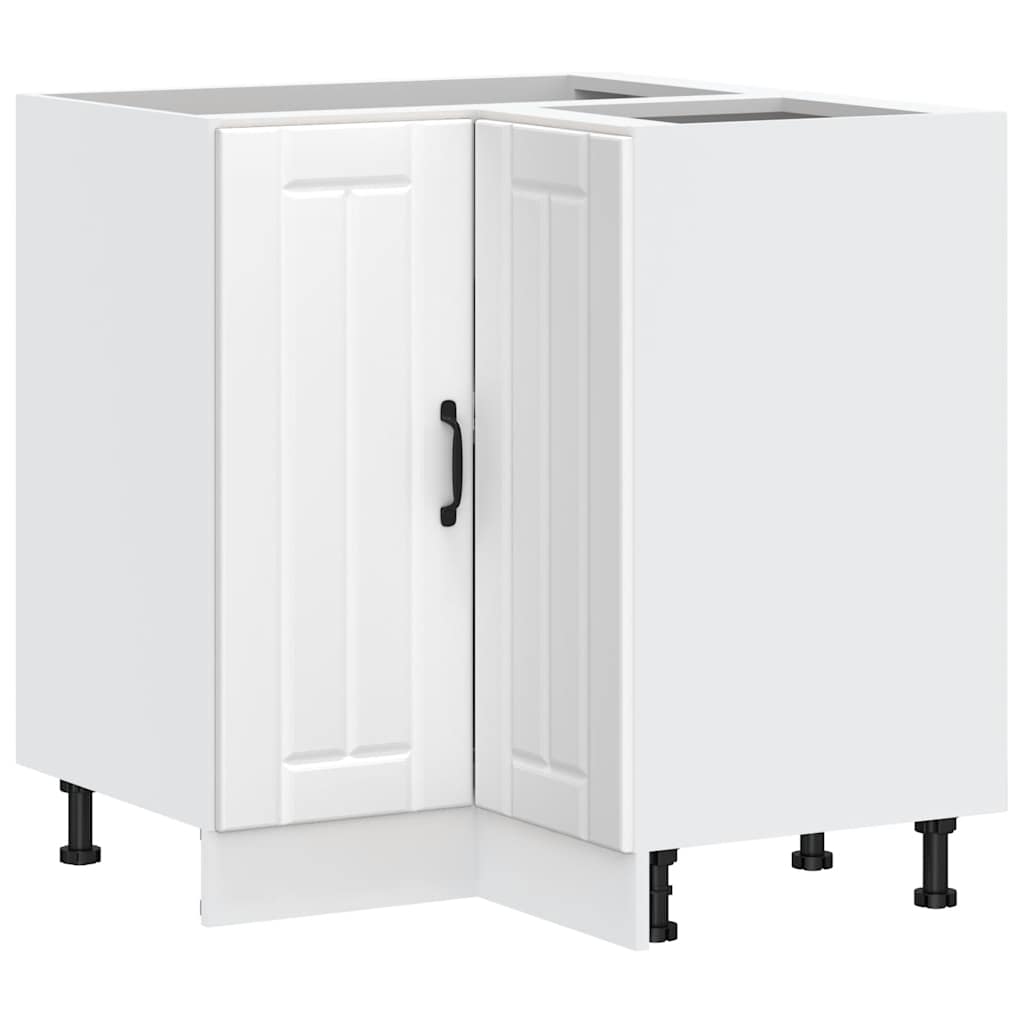 Mobile Base ad Angolo Cucina Lucca Bianco in Legno Multistrato - homemem39