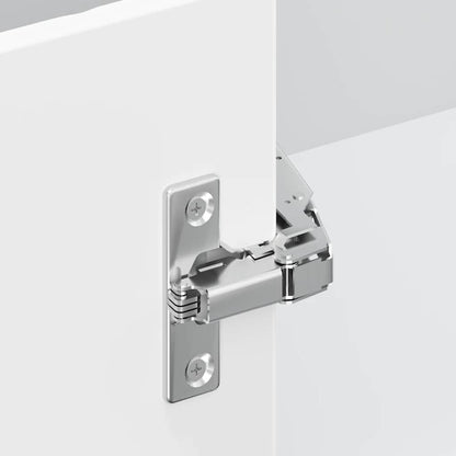 Mobile Base ad Angolo Cucina Lucca Bianco Lucido in Truciolato - homemem39