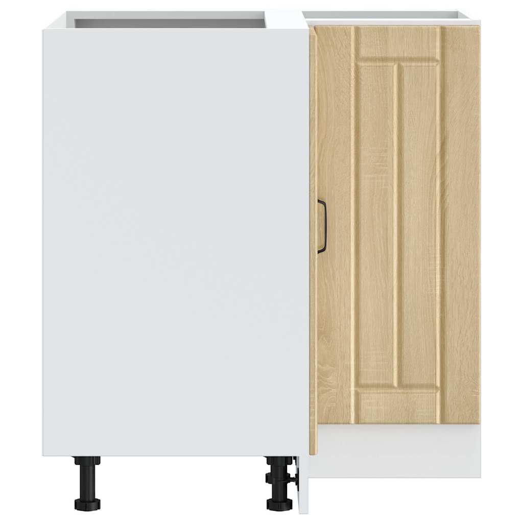 Mobile Base ad Angolo Cucina Lucca Rovere Sonoma in Truciolato - homemem39