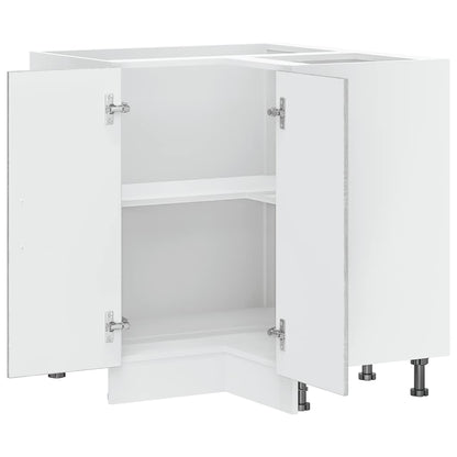 Mobile Base ad Angolo Cucina Lucca Grigio Sonoma in Truciolato - homemem39