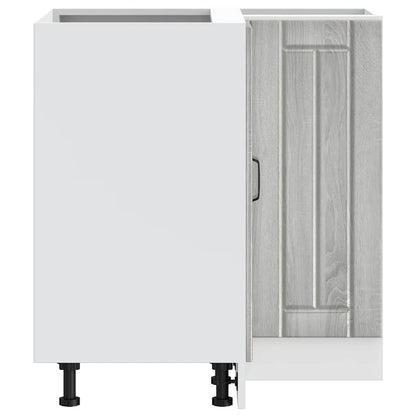 Mobile Base ad Angolo Cucina Lucca Grigio Sonoma in Truciolato - homemem39