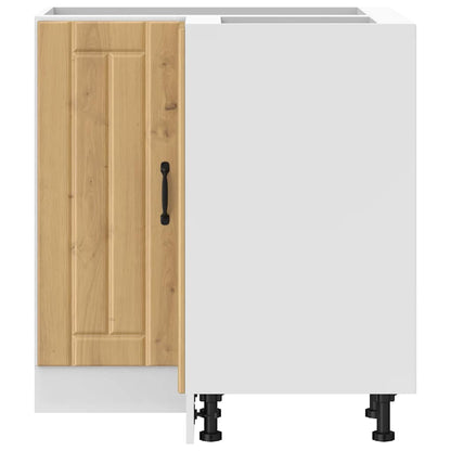 Base ad Angolo Cucina Lucca Rovere Artigianale Truciolato - homemem39