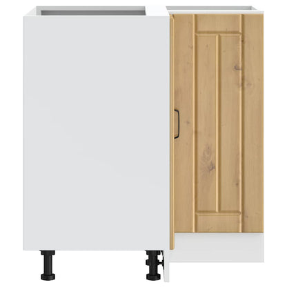 Base ad Angolo Cucina Lucca Rovere Artigianale Truciolato - homemem39