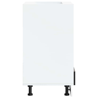 Armadio Forno Lucca Nero in Legno Multistrato - homemem39