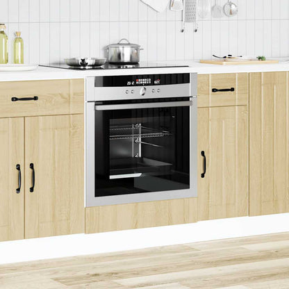 Armadio Forno Lucca Rovere Sonoma in Legno Multistrato - homemem39
