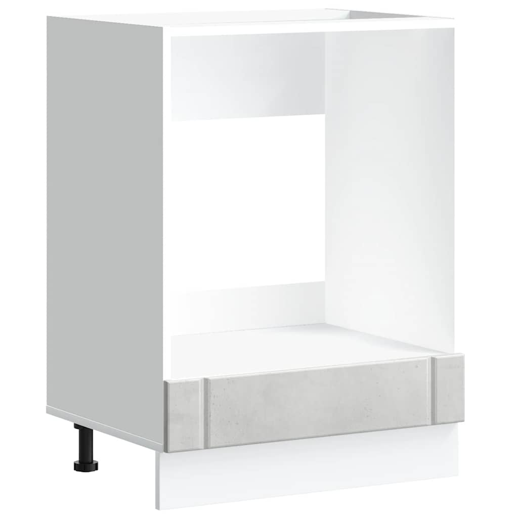 Armadio Forno Lucca Grigio Cemento in Legno Multistrato - homemem39