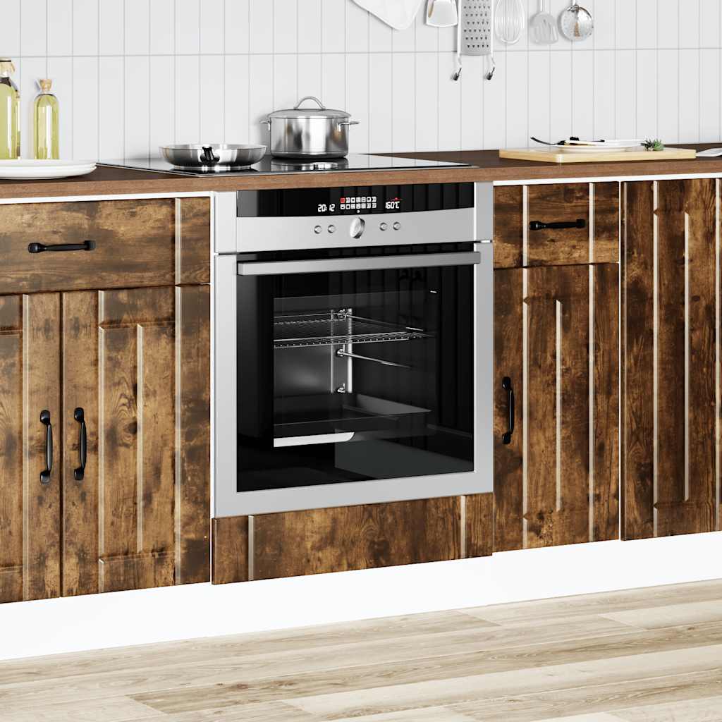 Armadio Forno Lucca Rovere Fumo in Legno Multistrato - homemem39