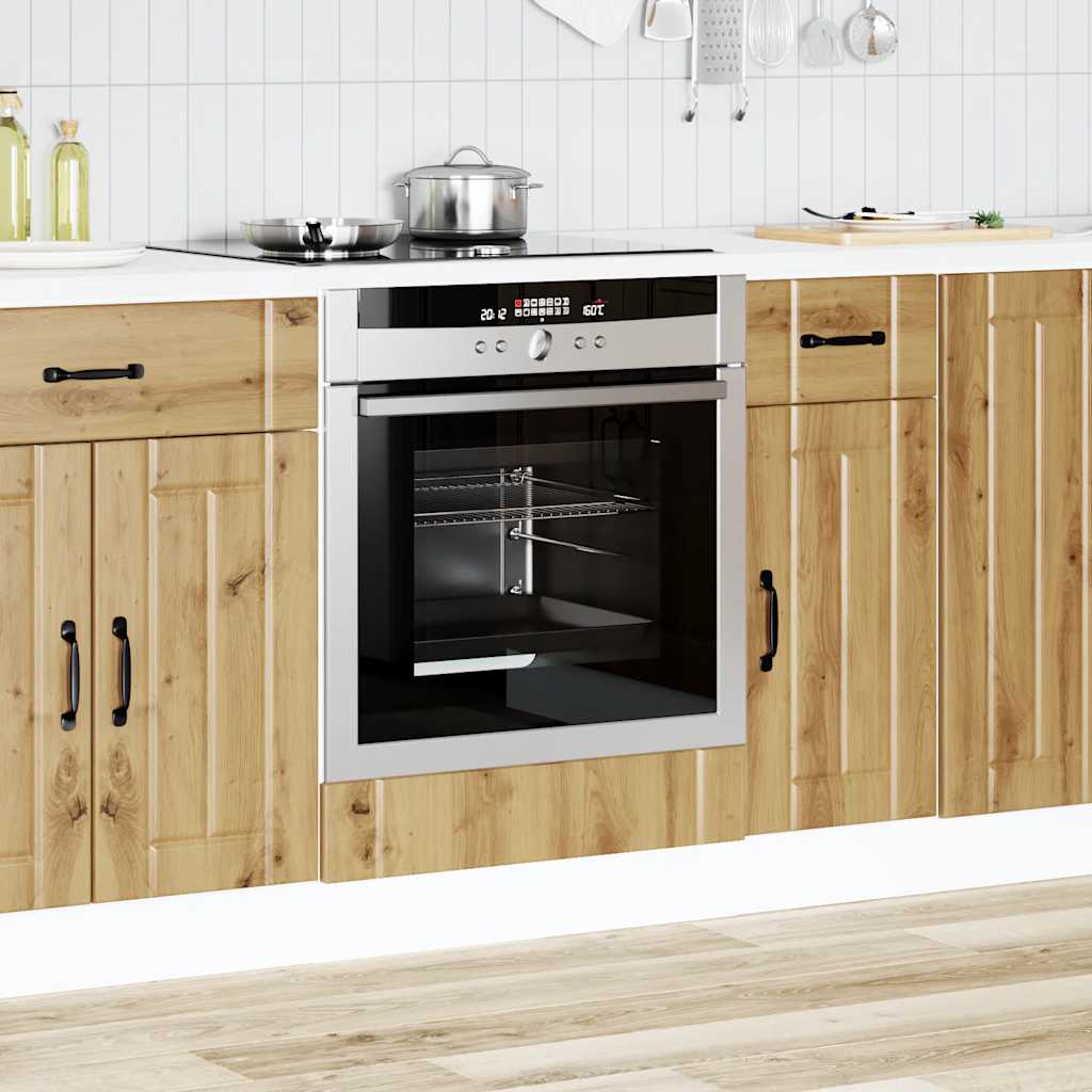 Armadio Forno Lucca Rovere Artigianale in Legno Multistrato - homemem39