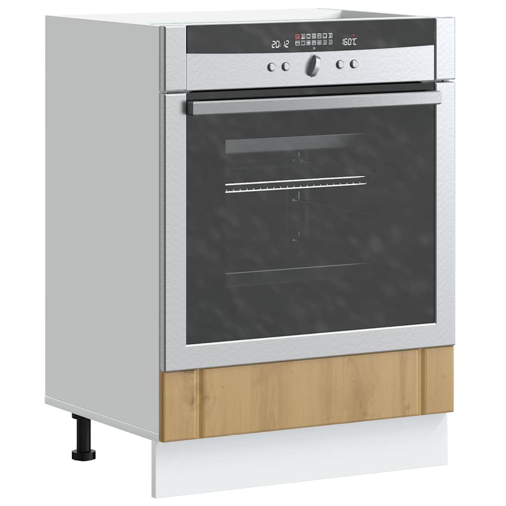 Armadio Forno Lucca Rovere Artigianale in Legno Multistrato - homemem39