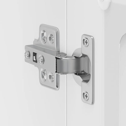 Pensile da Cucina con Porta in Vetro Lucca Bianco - homemem39