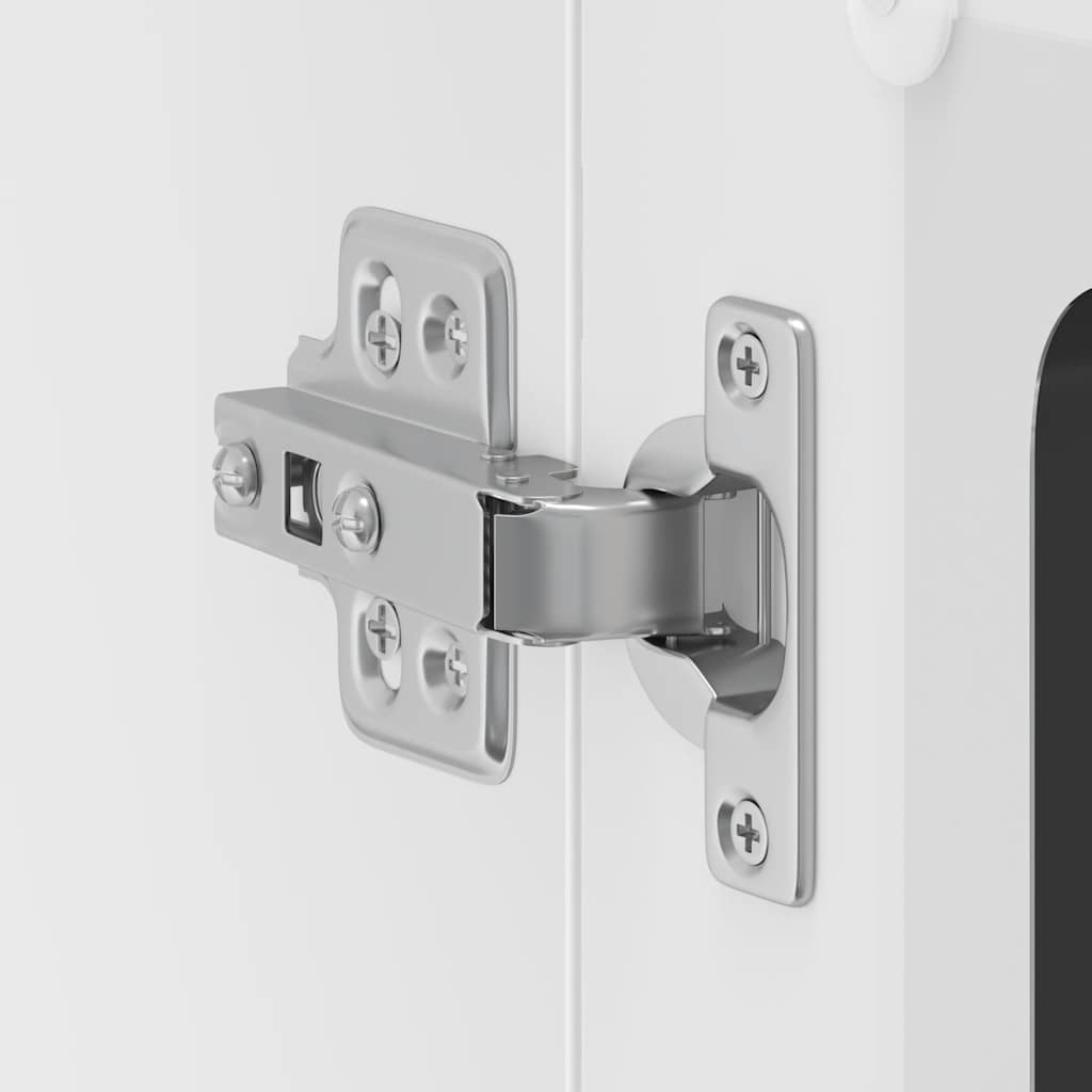 Pensile da Cucina con Porta in Vetro Lucca Nero - homemem39