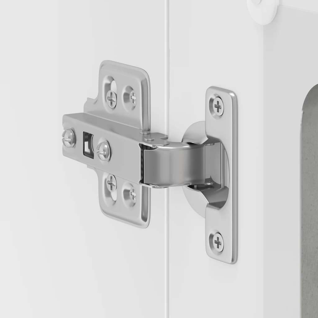 Pensile da Cucina con Porta in Vetro Lucca Grigio Cemento - homemem39