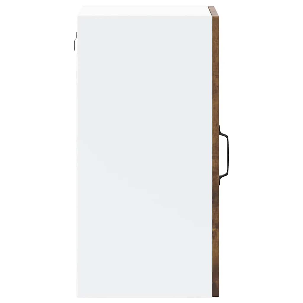 Pensile da Cucina con Porta in Vetro Lucca Rovere Fumo - homemem39