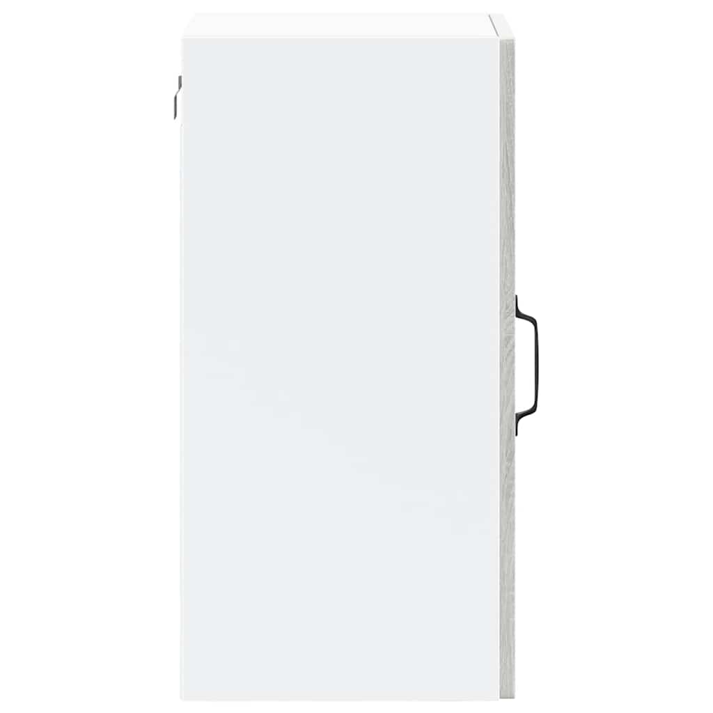 Pensile da Cucina con Porta in Vetro Lucca Grigio Sonoma - homemem39