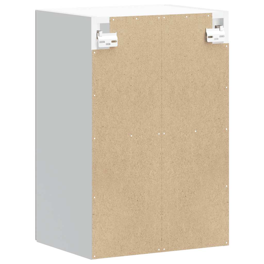 Pensile da Cucina con Porta in Vetro Lucca Grigio Sonoma - homemem39