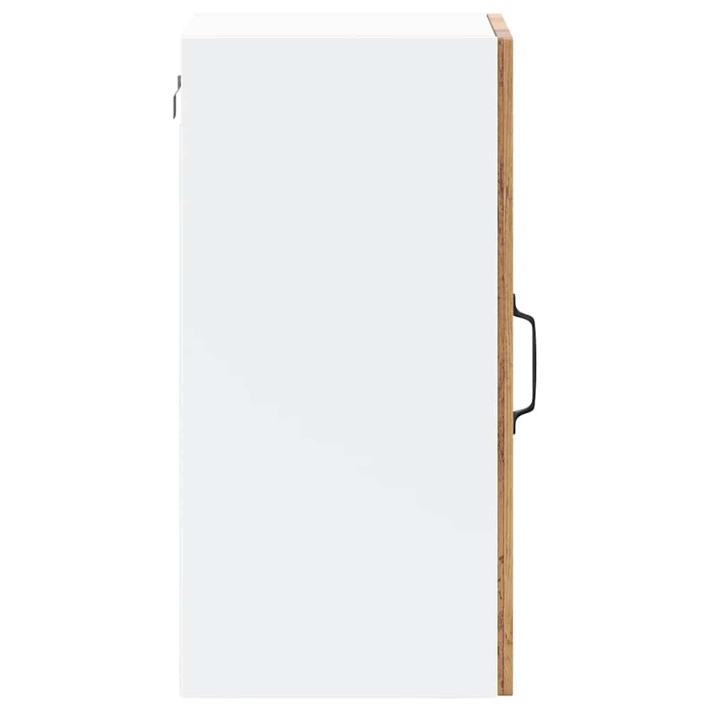 Pensile da Cucina con Porta in Vetro Lucca Legno Antico - homemem39