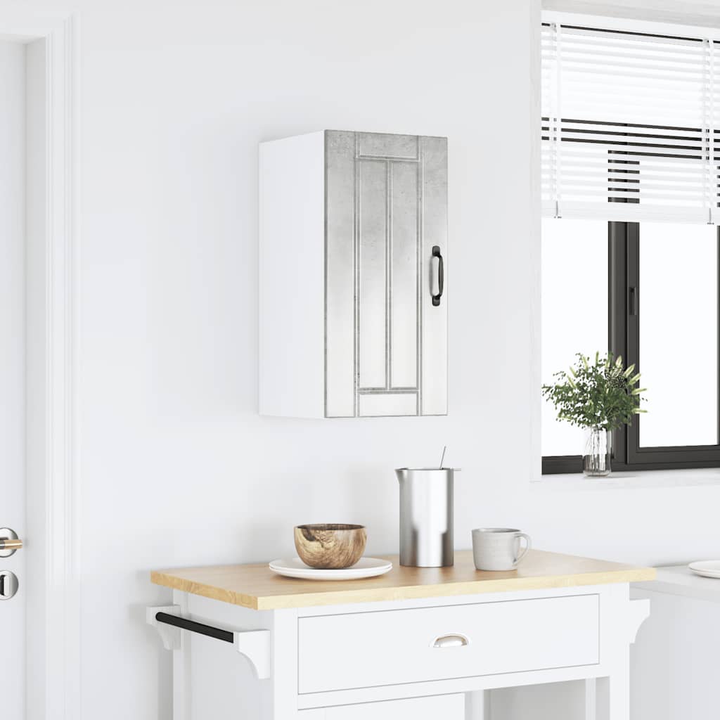 Pensile da Cucina Lucca Grigio Cemento in Legno Multistrato - homemem39